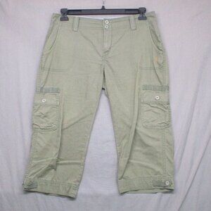 Levis Capri Knee Length Cargo Pocket Green Women Size | 6